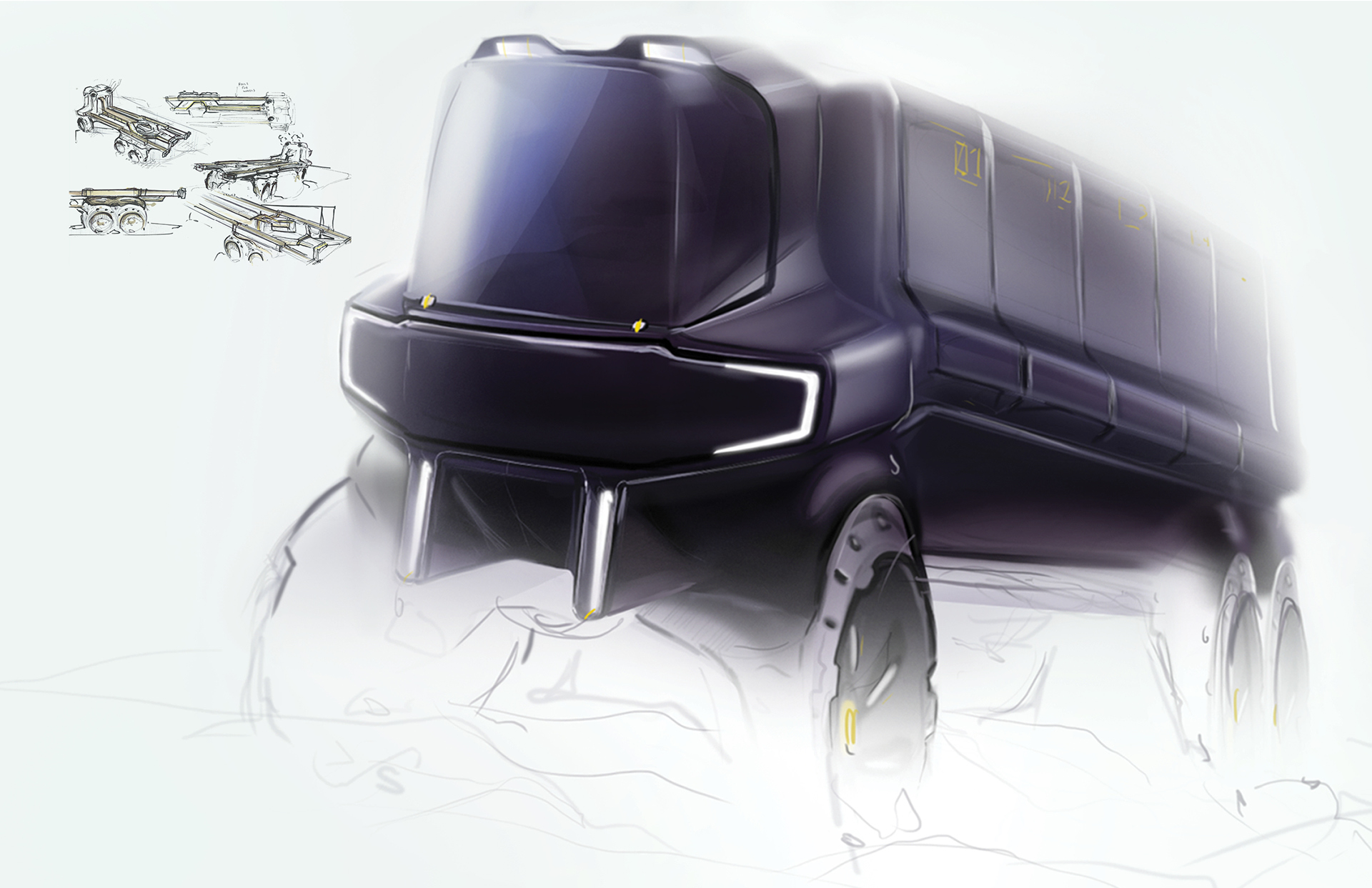 draft，Automobile design，sketchbook，