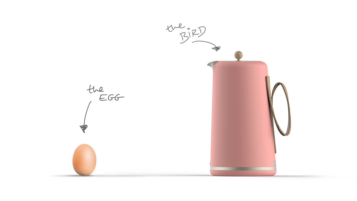 product design，industrial design，Wood element，Electric kettle，