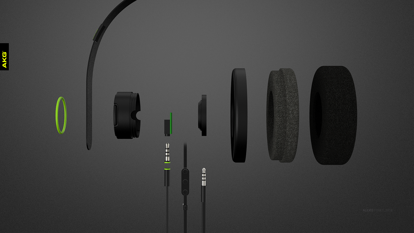 Minimalist，product design，industrial design，sketch，headset，headset，