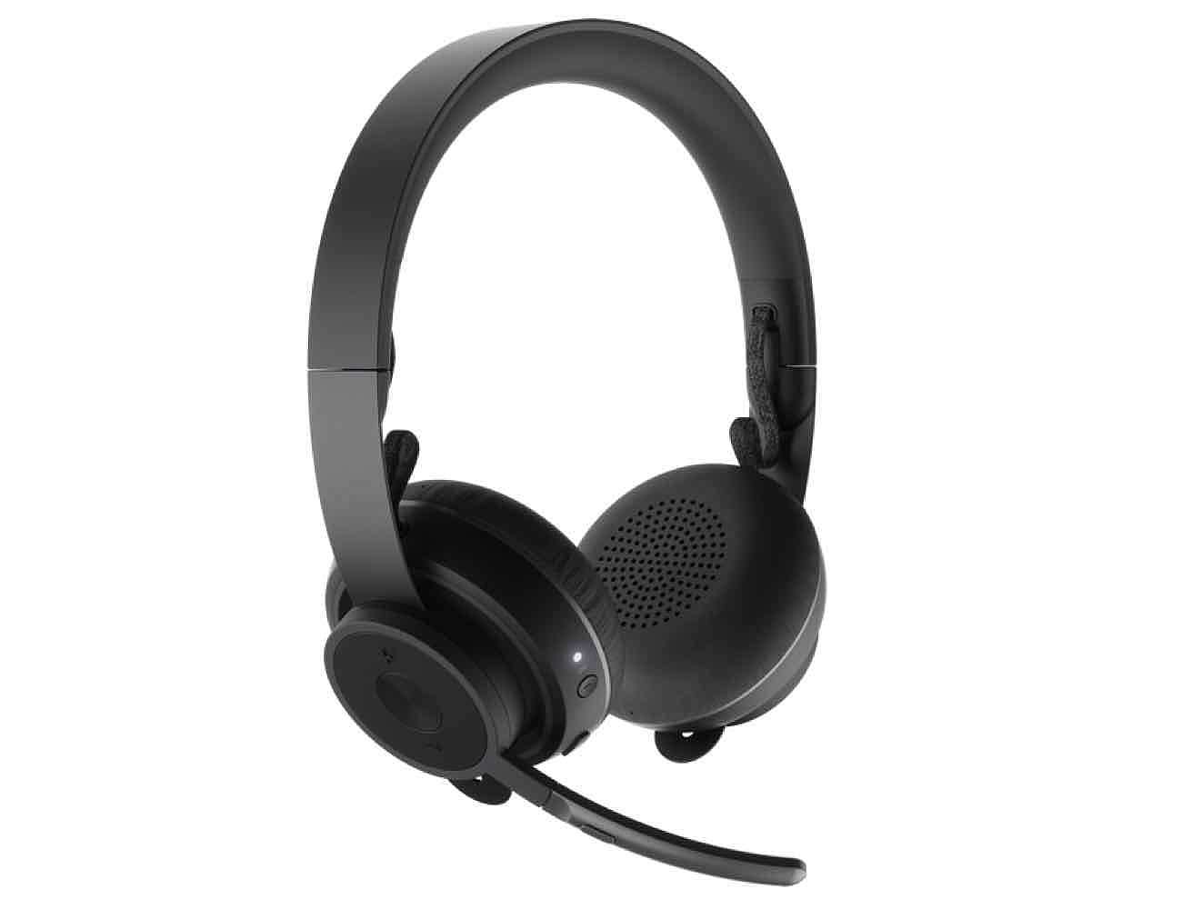 black，Wireless Bluetooth headset，Logitech Zone，