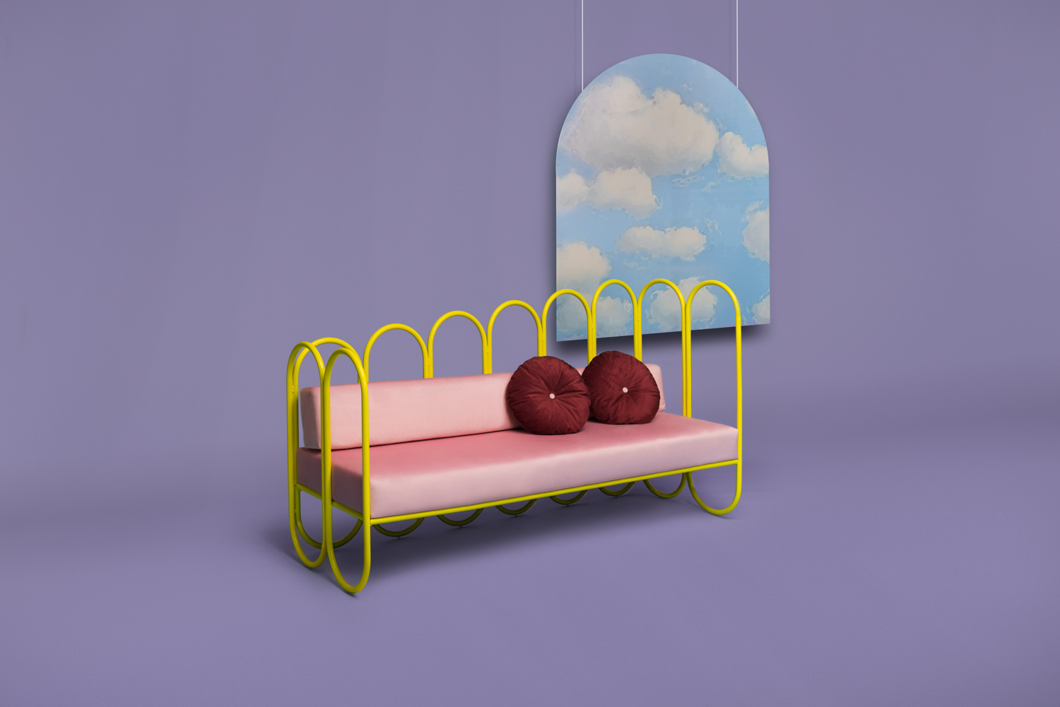 Metal，furniture，Bow，