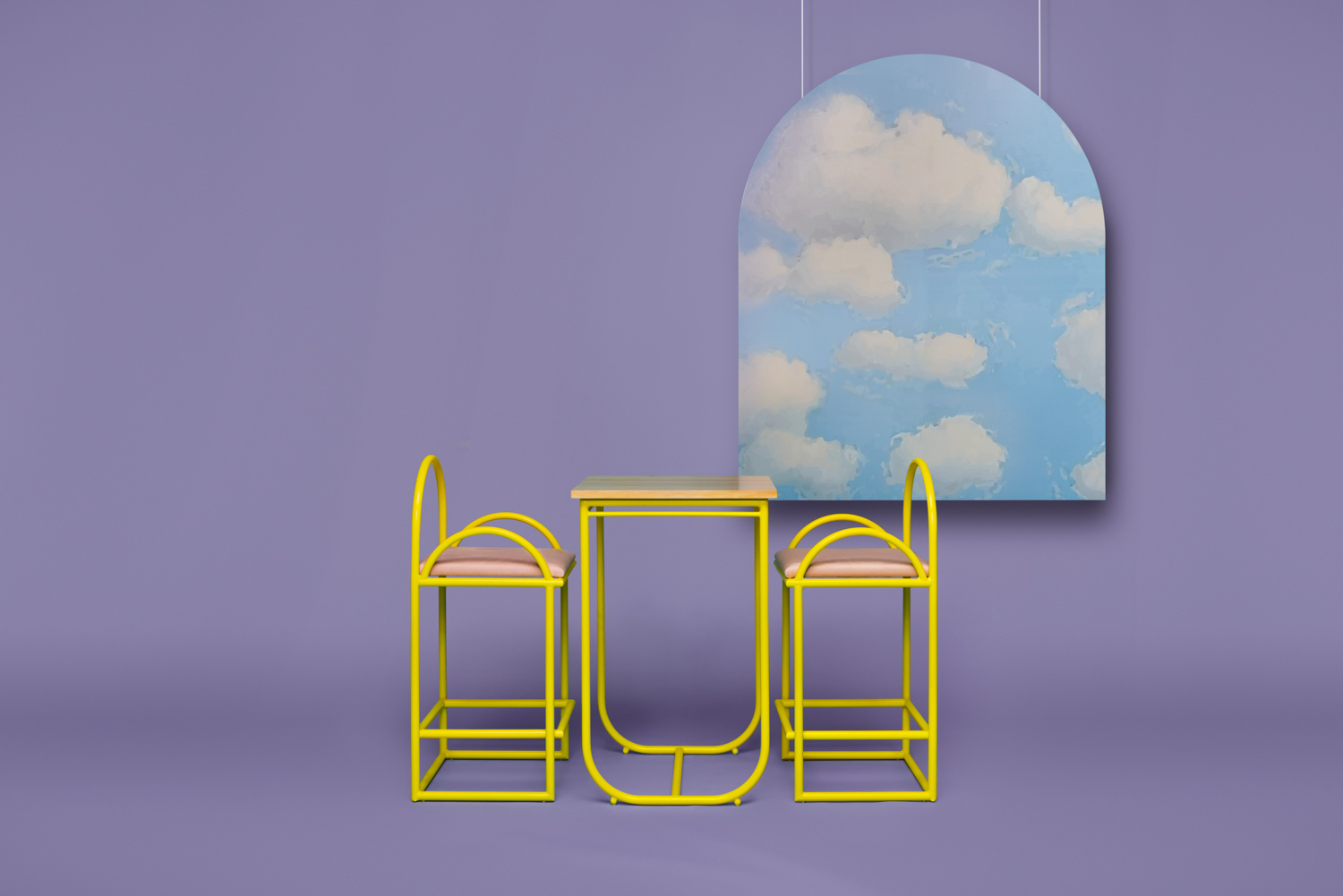 Metal，furniture，Bow，