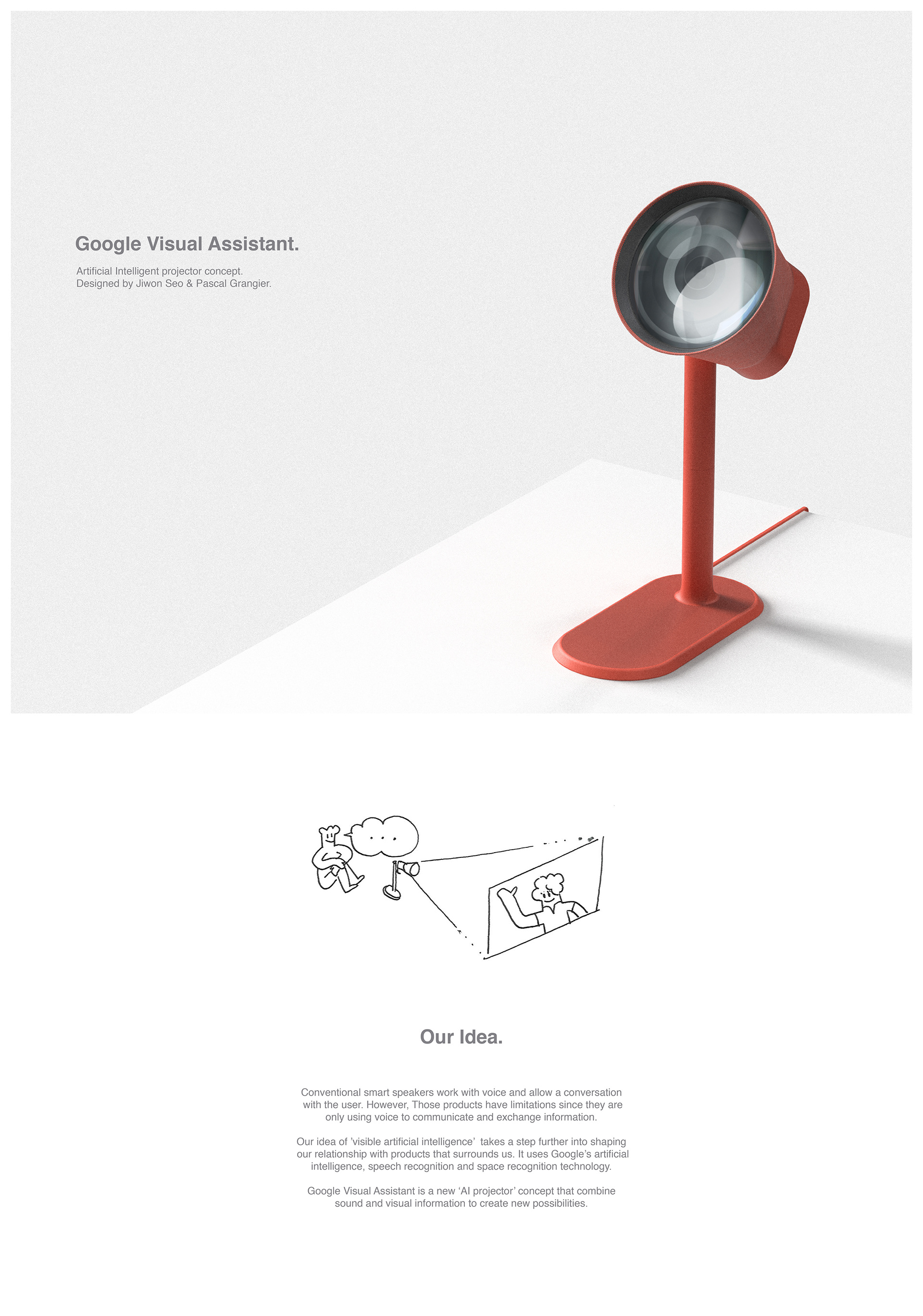 google，AI projector，gules，