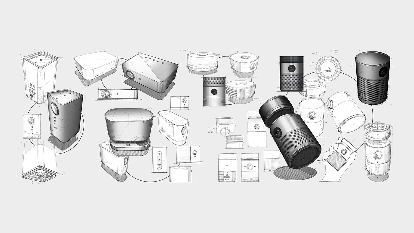 black，Miniature projector，mi，