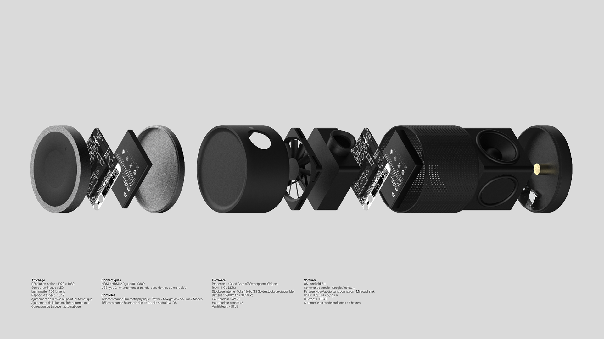 black，Miniature projector，mi，