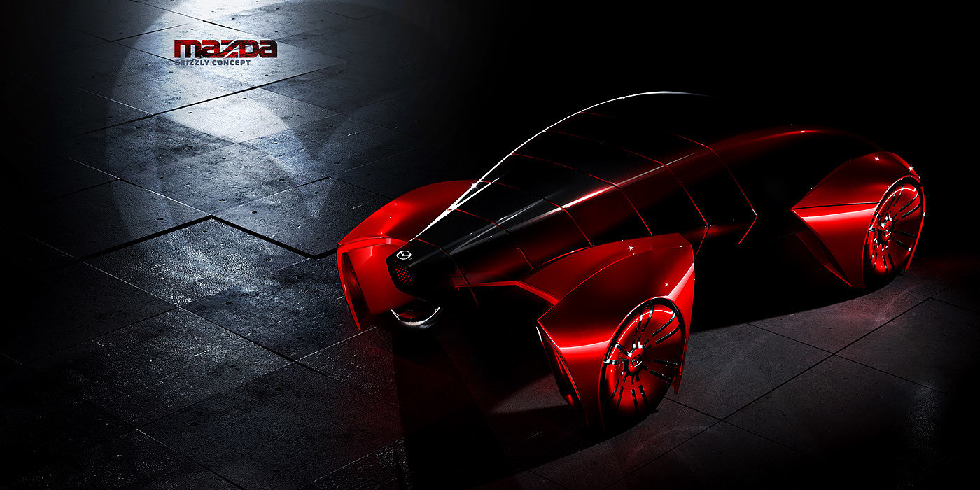 product design，industrial design，concept，Mazda，automobile，