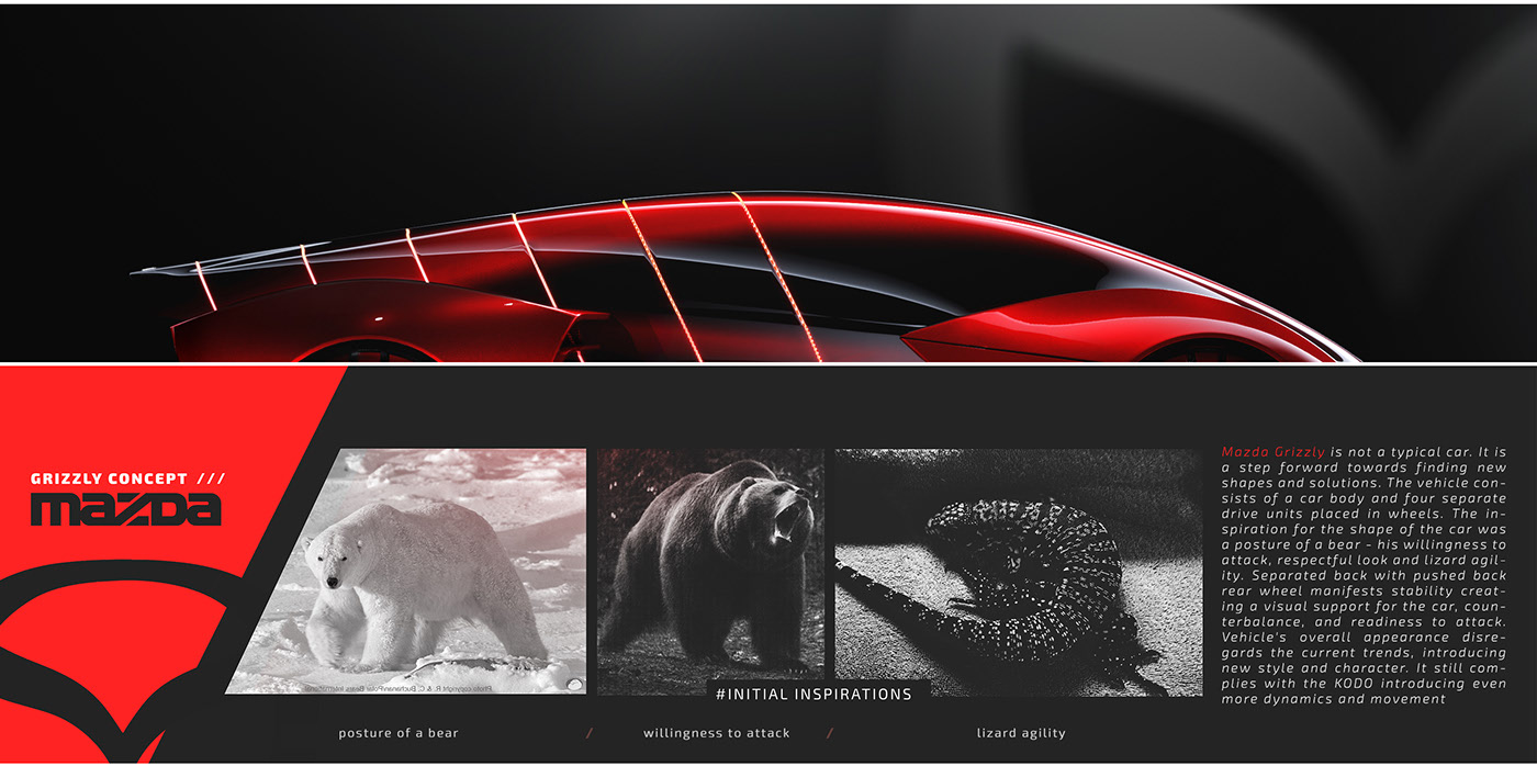 product design，industrial design，concept，Mazda，automobile，