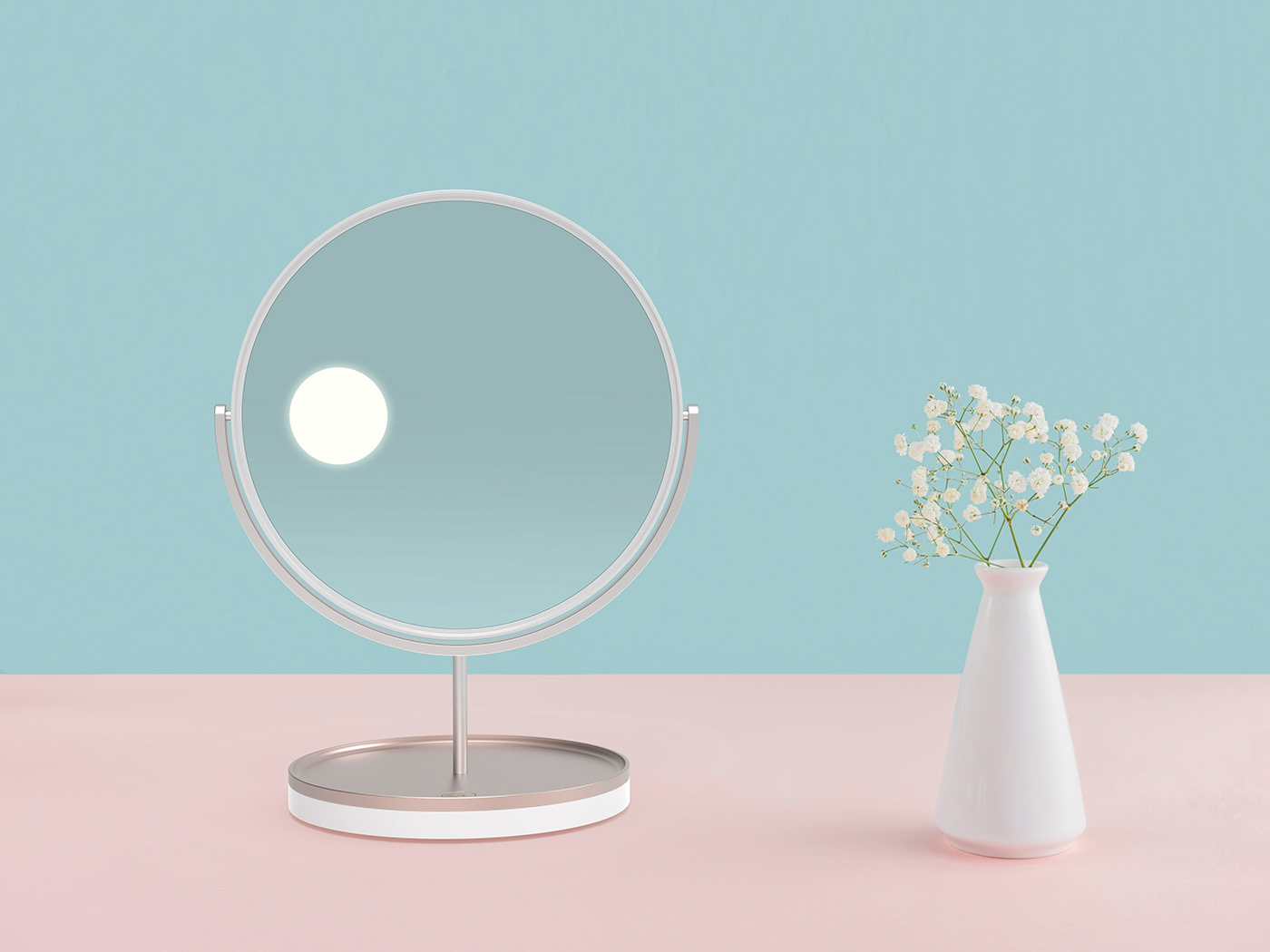 lamp，LED lamp，Mirror lamp，industrial design，product design，