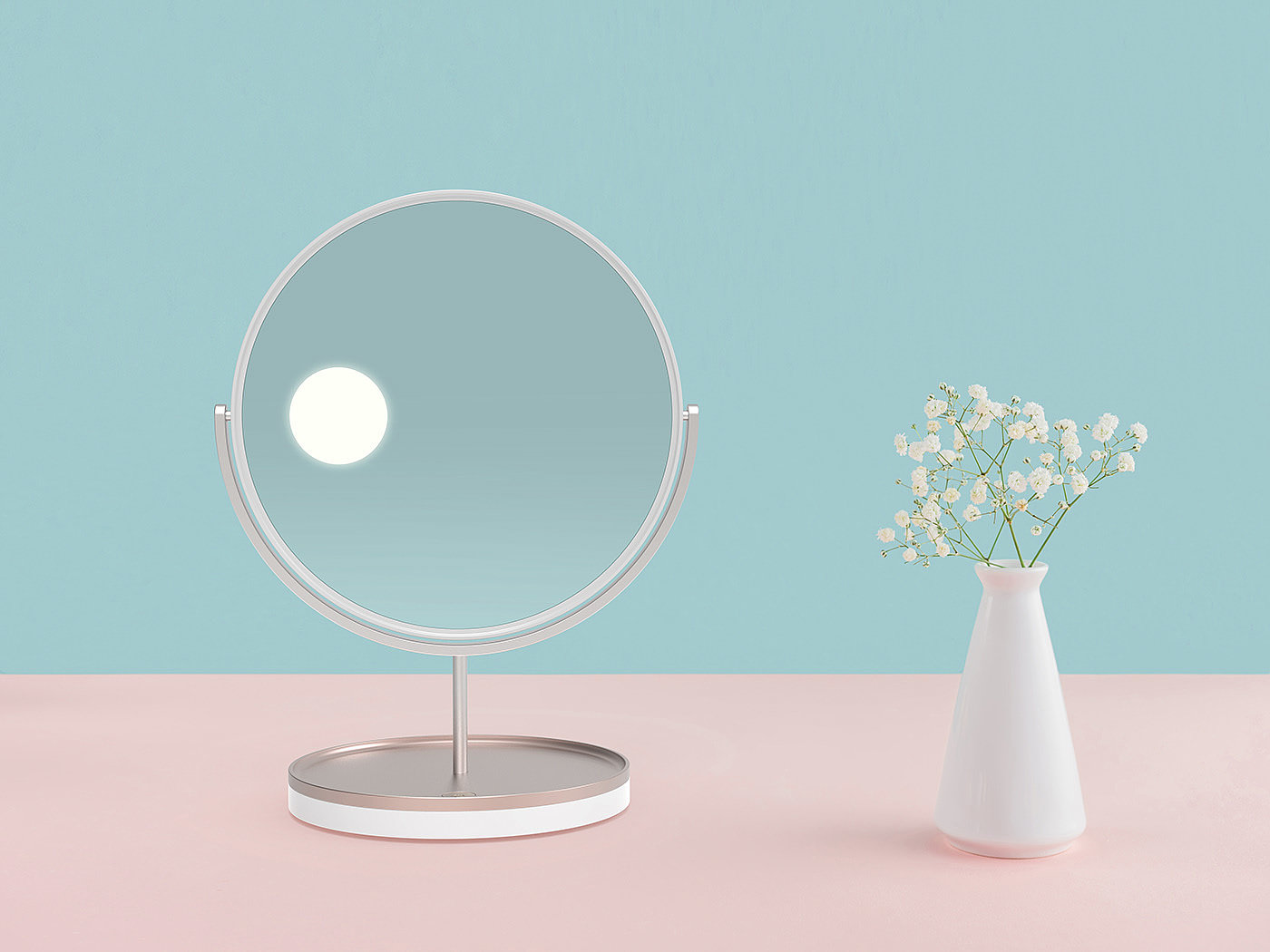 lamp，LED lamp，Mirror lamp，industrial design，product design，