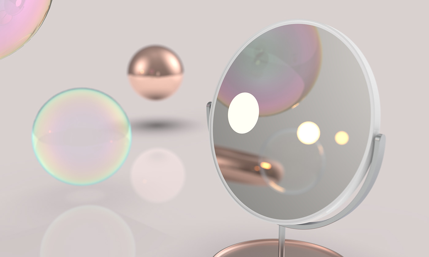 lamp，LED lamp，Mirror lamp，industrial design，product design，