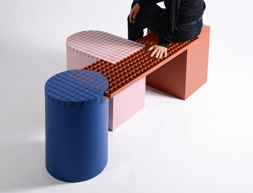 bench，Modern style，diversification，industrial design，product design，