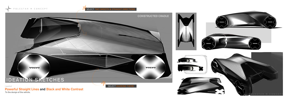automobile，Cool black，concept，future，