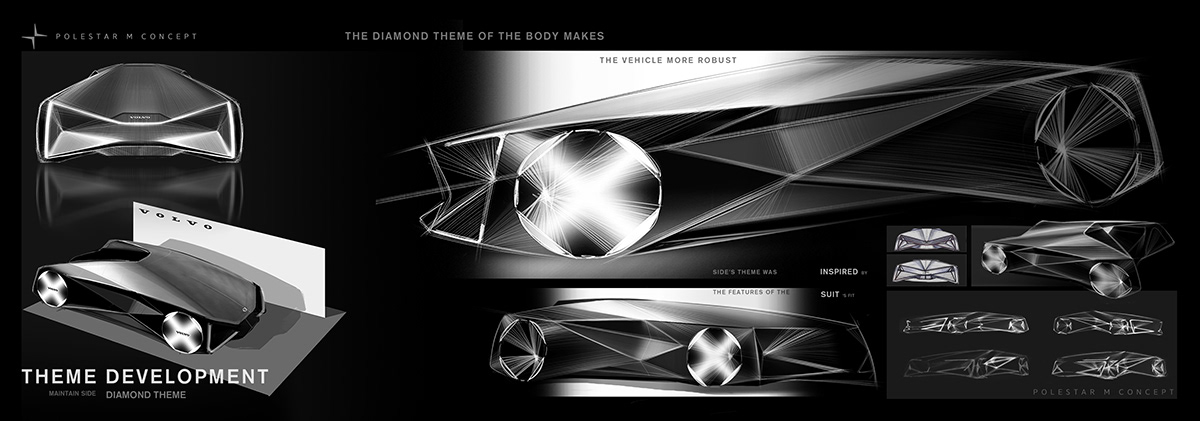 automobile，Cool black，concept，future，