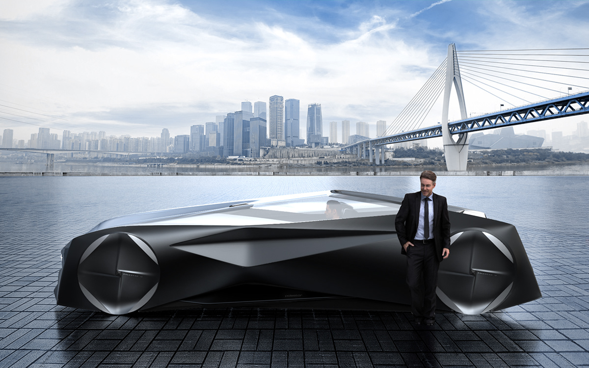 automobile，Cool black，concept，future，