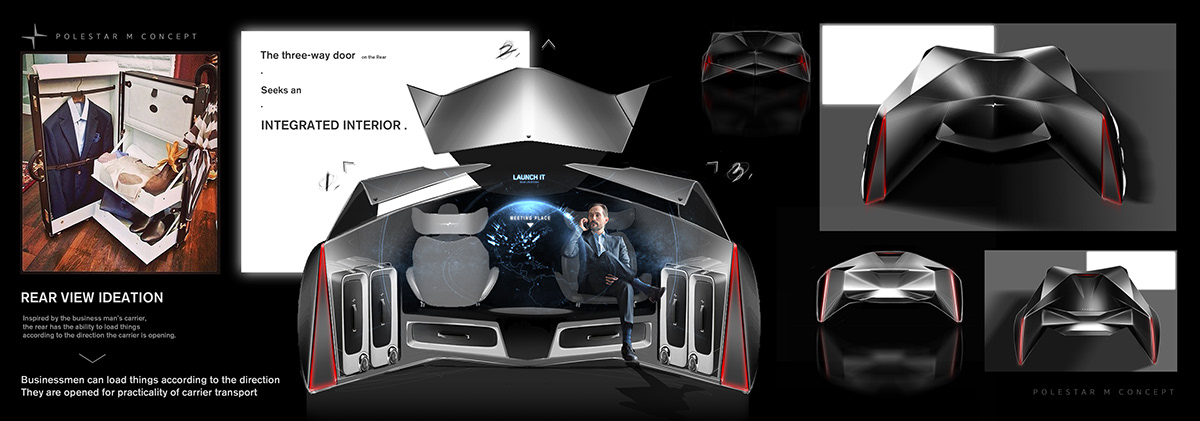 automobile，Cool black，concept，future，