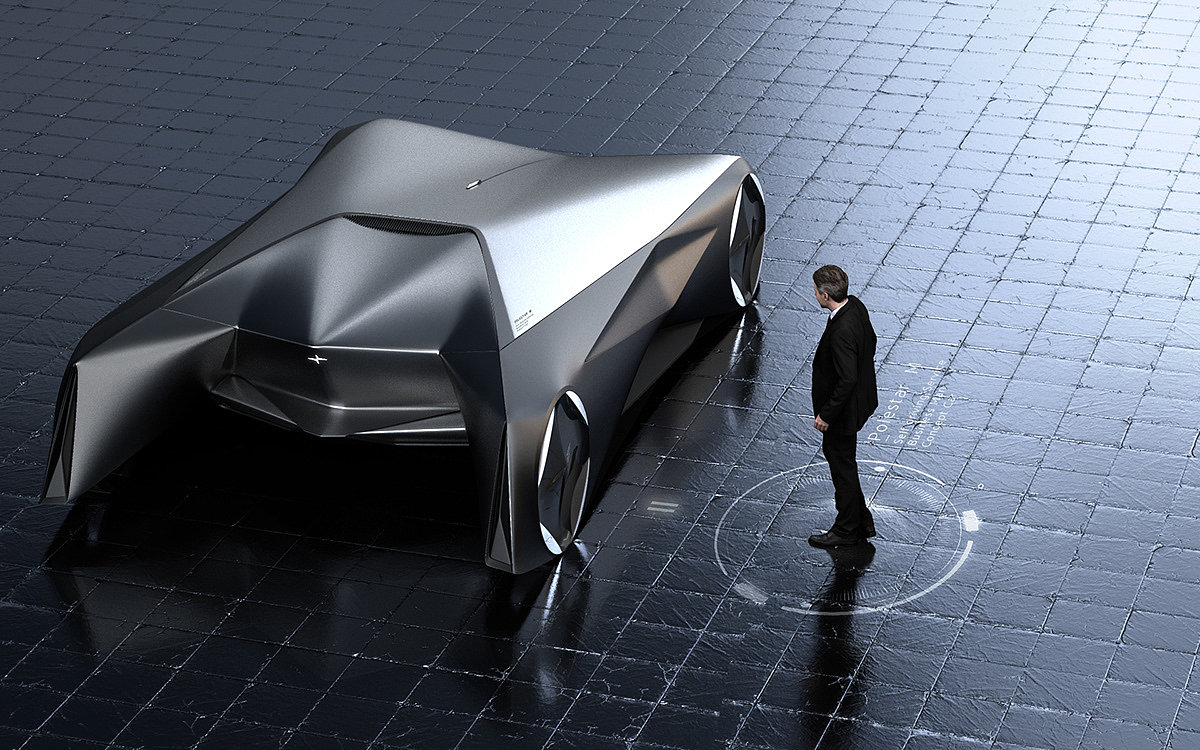 汽车，酷炫黑，概念，未来，