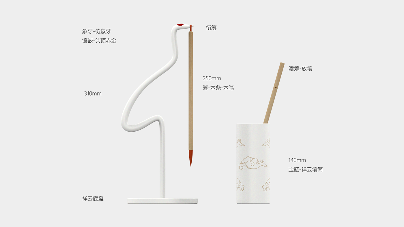 the Imperial Palace，Cultural creation，Stationery，Birthday greetings，writing brush，Penholder，pen container，gift，