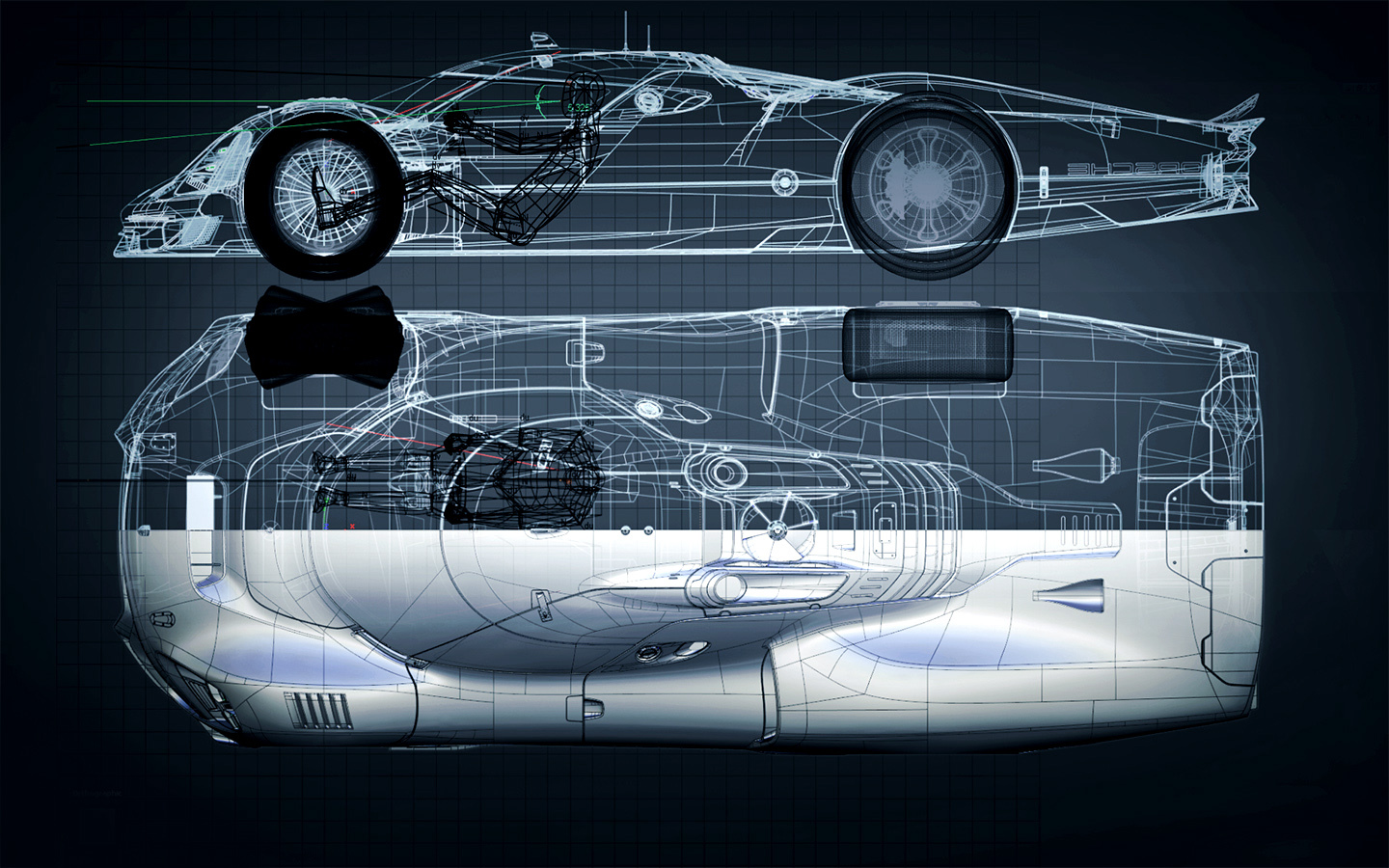 Porsche，Concept Car，vehicle，Retro，automobile，