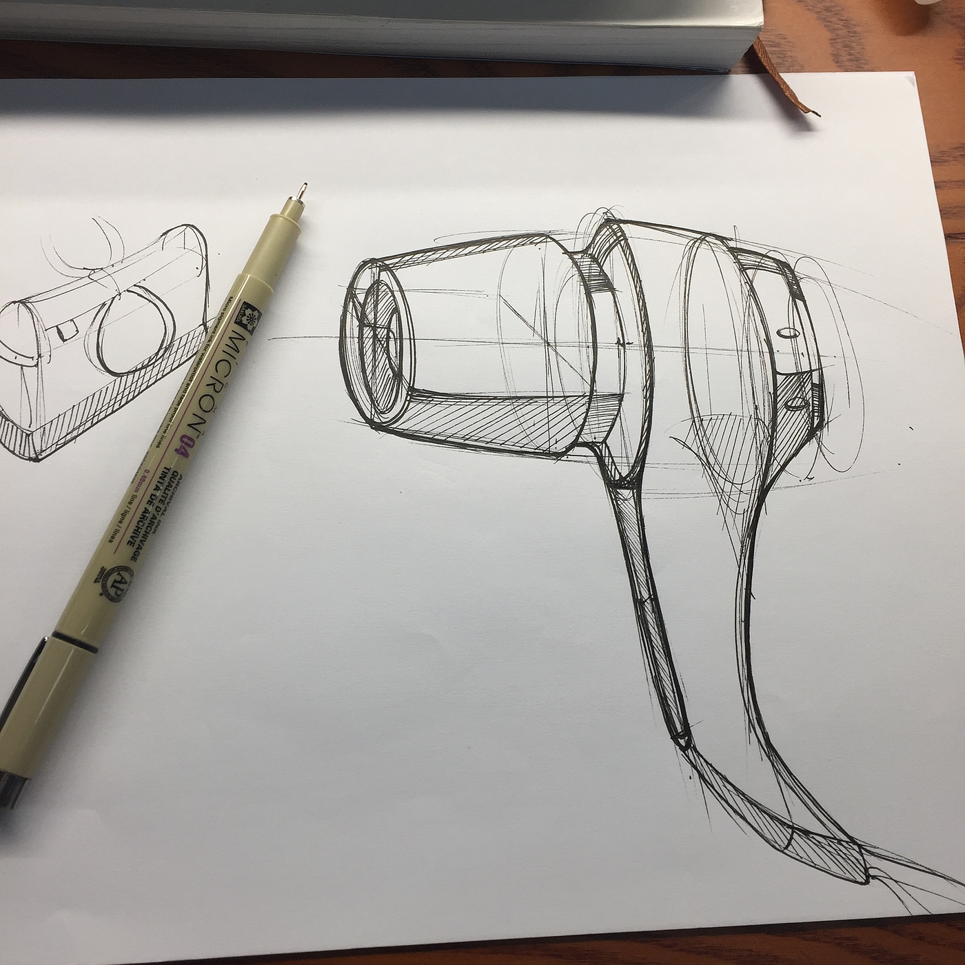 Hand drawn industrial design，