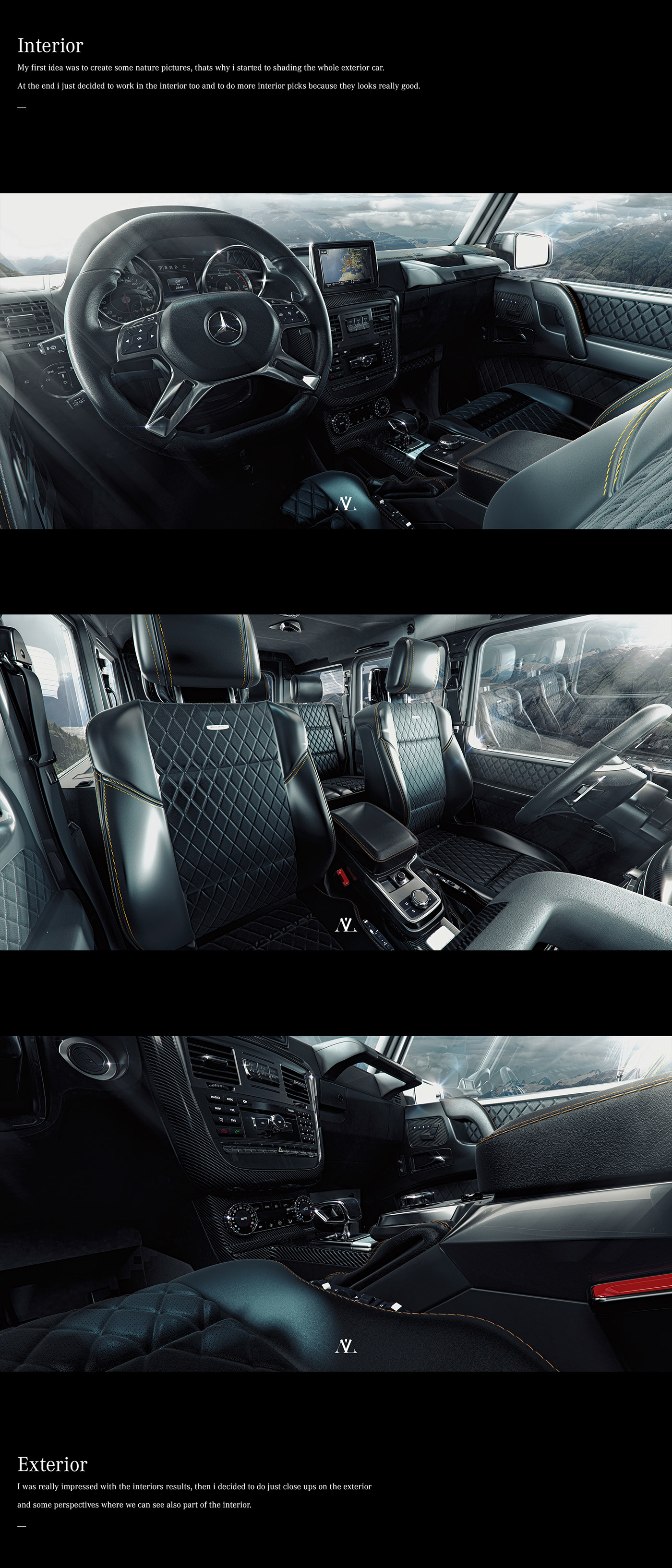 Render，benz，Alberto Luke Marta，black，Benz，automobile，