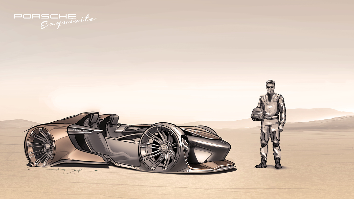 Porsche，porsche，conceptual design，vehicle，automobile，vehicle，