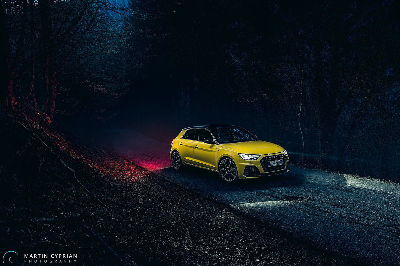 audi，audi，automobile，yellow，Martin Cyprian，