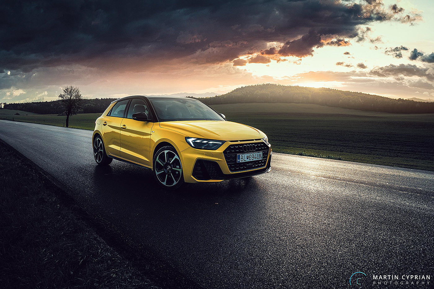 audi，audi，automobile，yellow，Martin Cyprian，