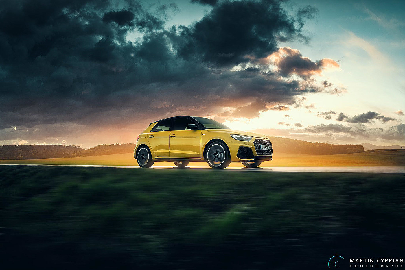 audi，audi，automobile，yellow，Martin Cyprian，