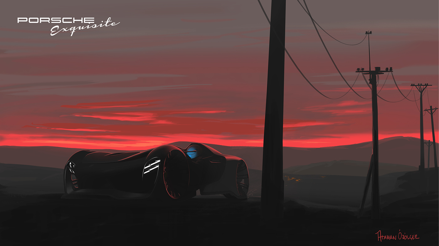 Porsche，porsche，conceptual design，vehicle，automobile，vehicle，