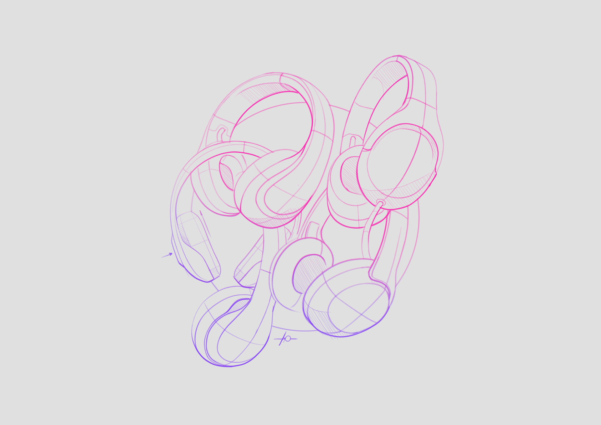 ps，product design，Hand drawn，