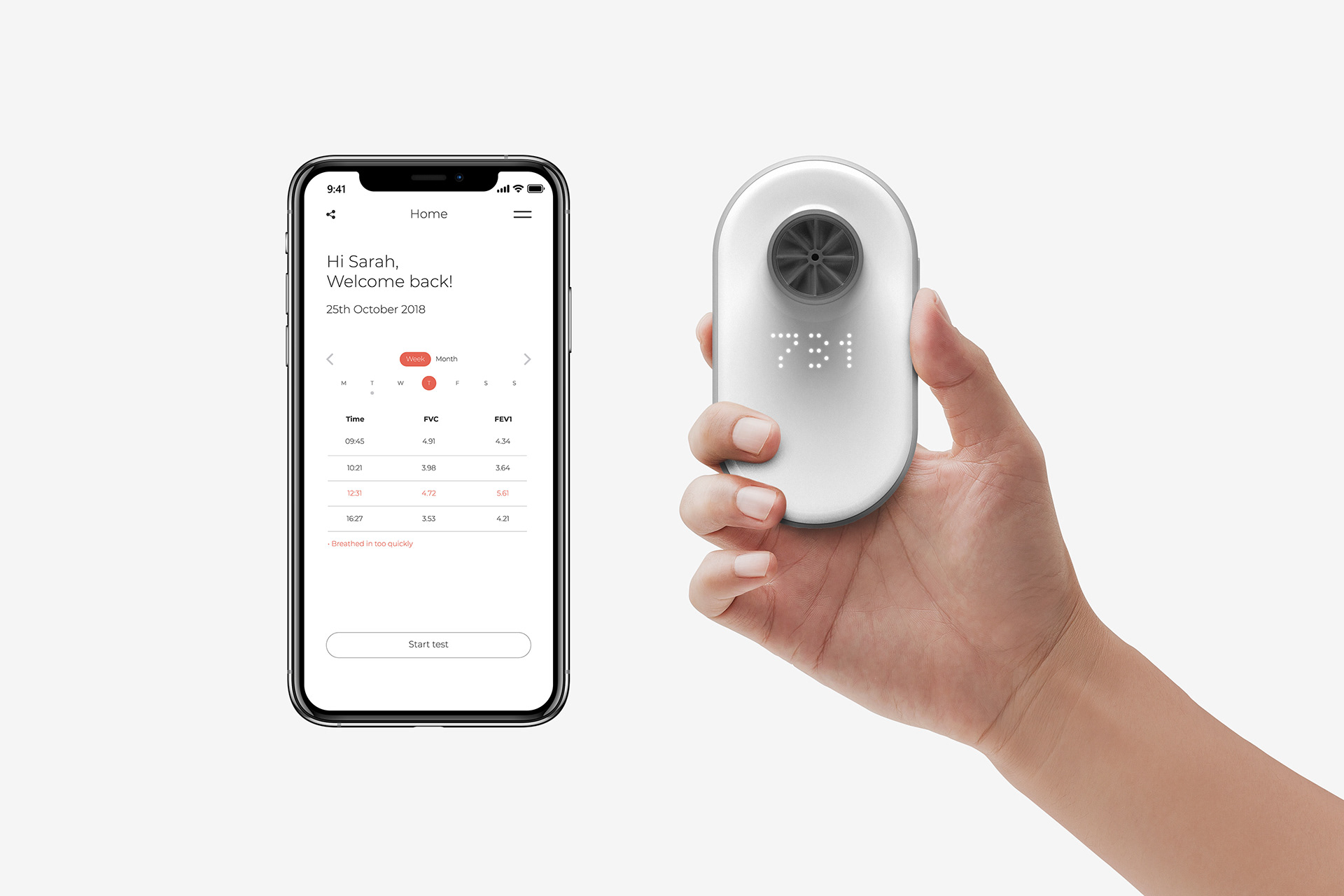 white，Spirometry machine，Airpen，