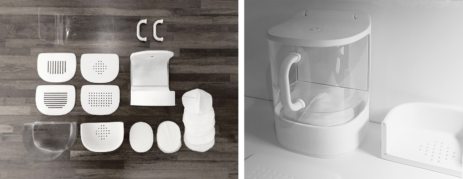 Water film dispenser，white，intelligence，