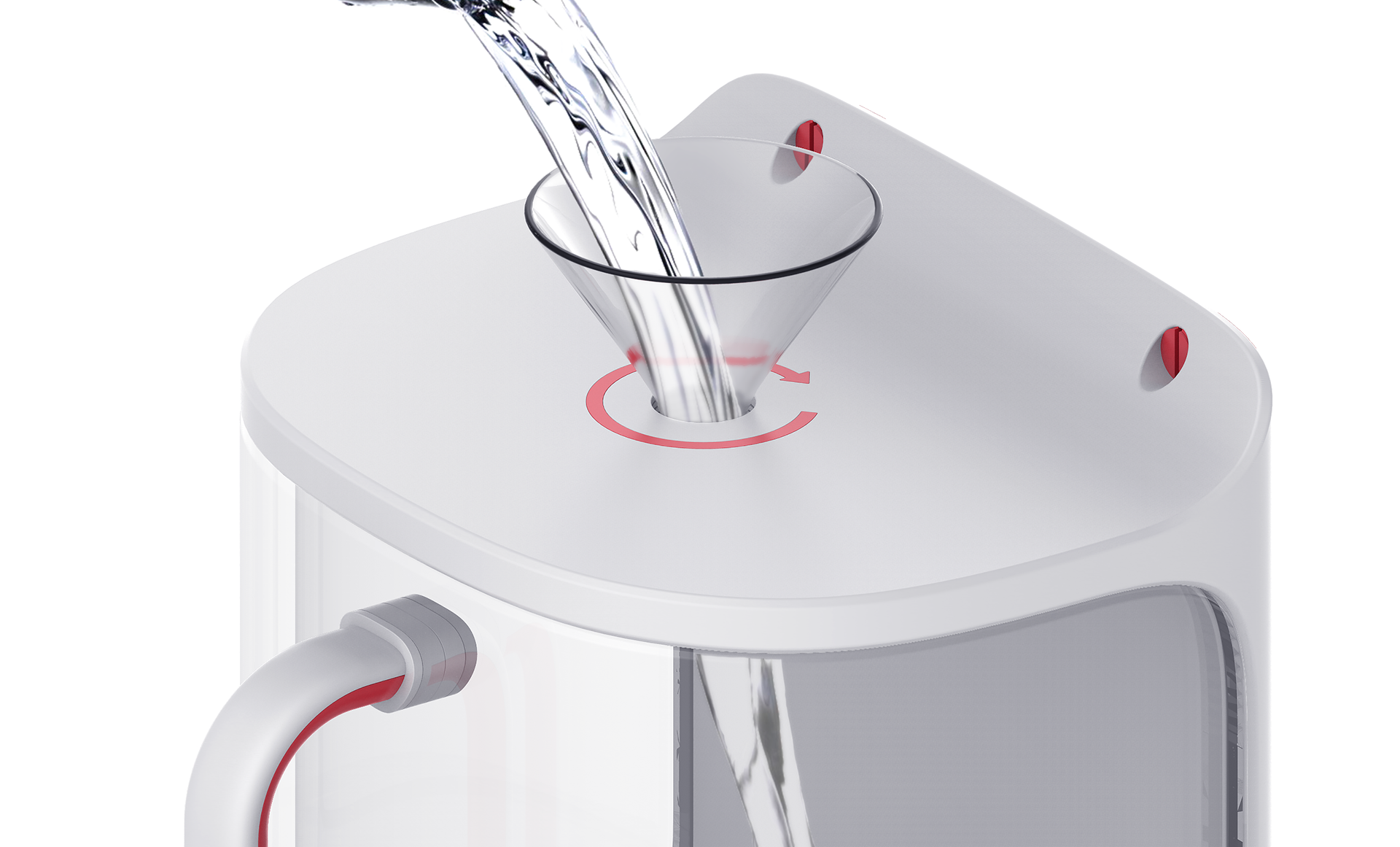 Water film dispenser，white，intelligence，