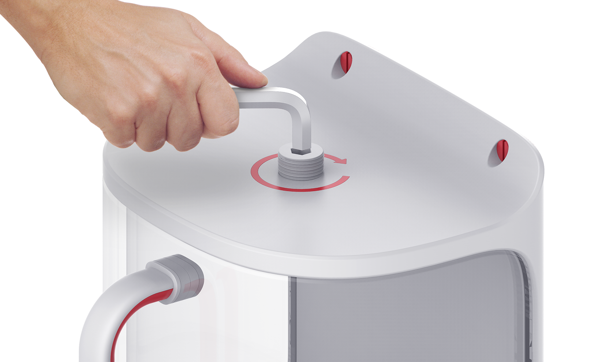 Water film dispenser，white，intelligence，