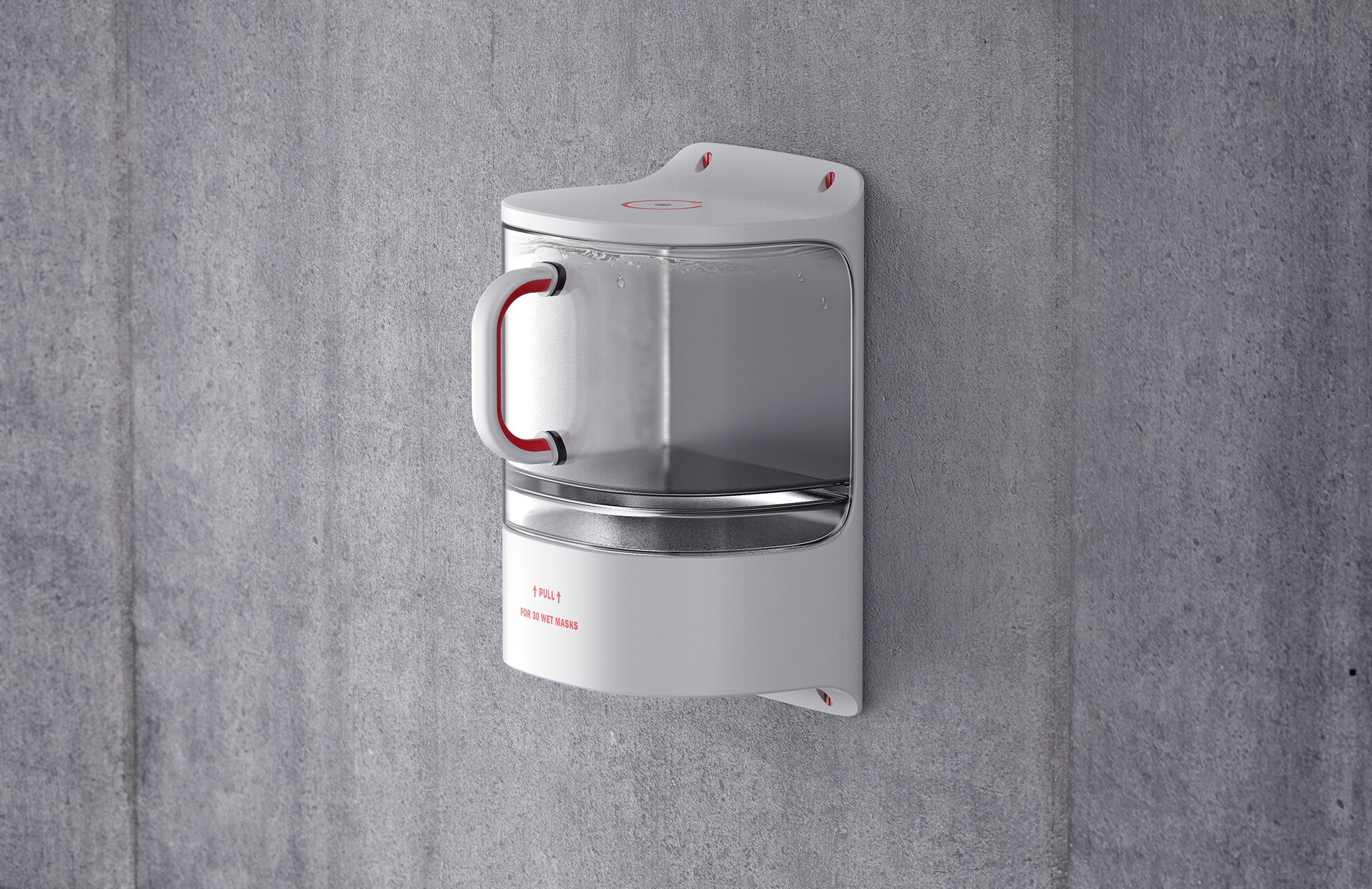 Water film dispenser，white，intelligence，