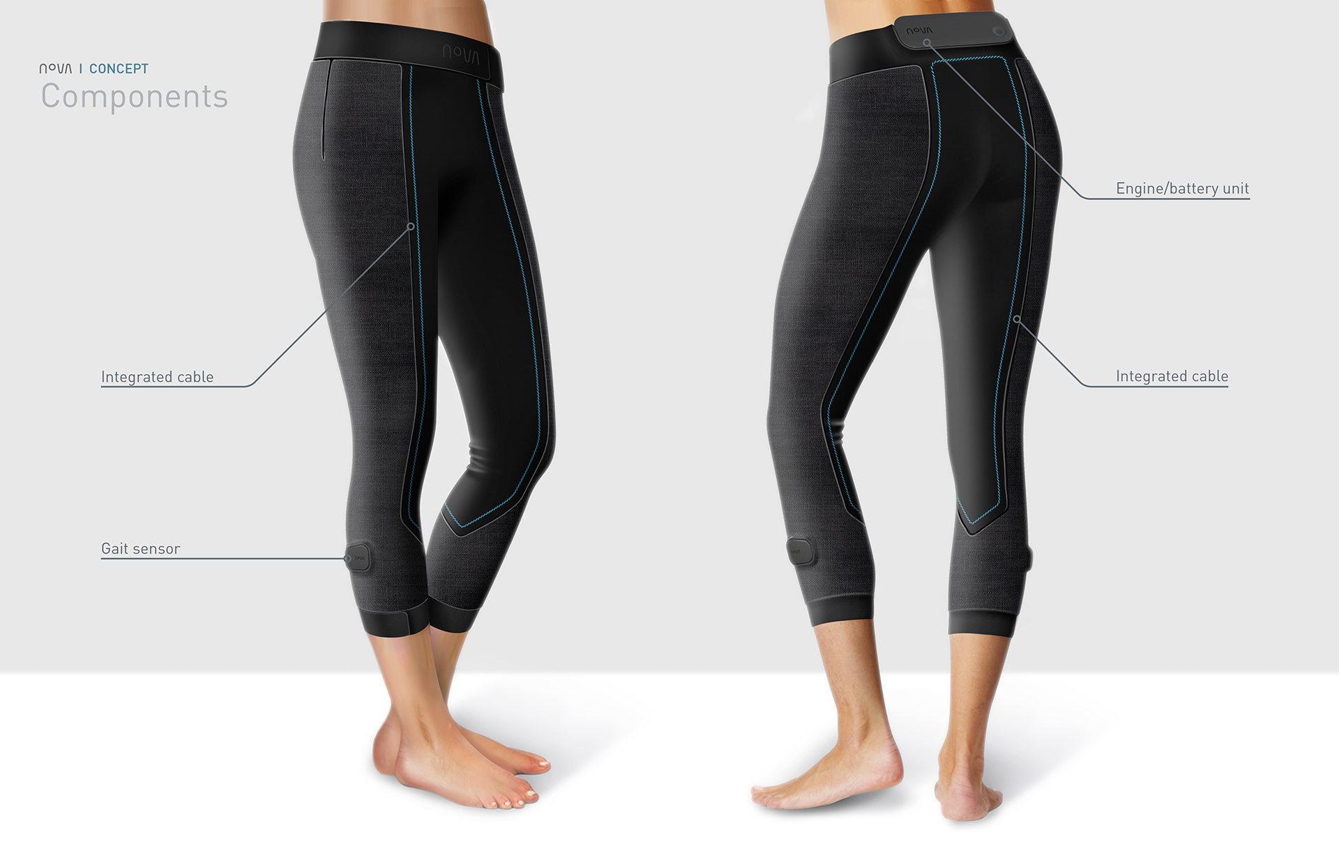 nova，Rehabilitation wearable products，black，