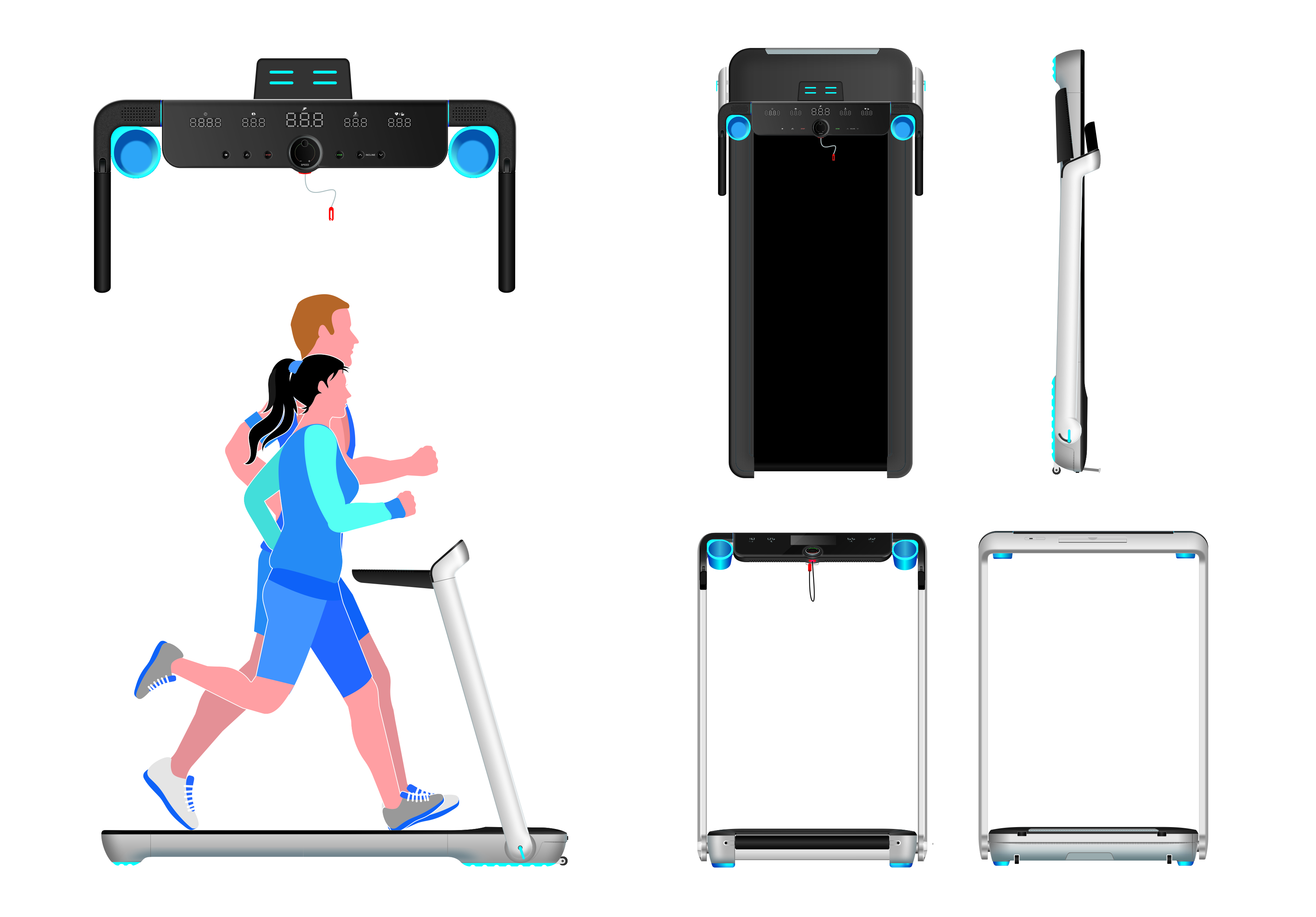 Fitness Equipment，Fitness equipment，Treadmill，