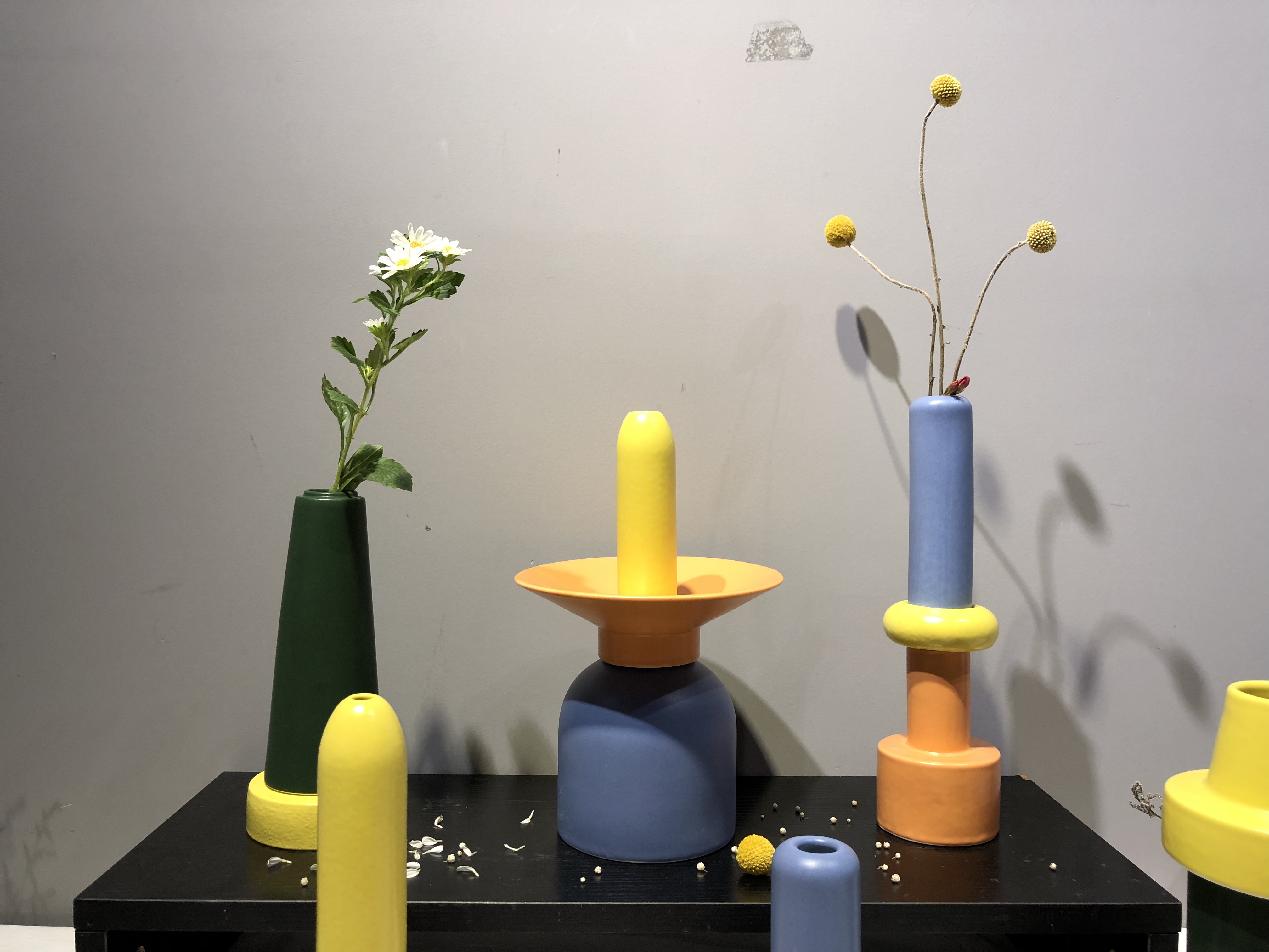 multi-function，Floral apparatus，Vase design，combination，Acrylic，ceramics，