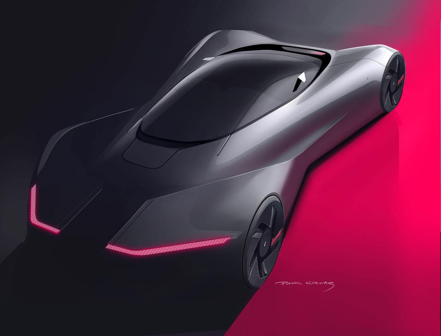 design sketch，Pininfarina Bat，Super run，Electric，