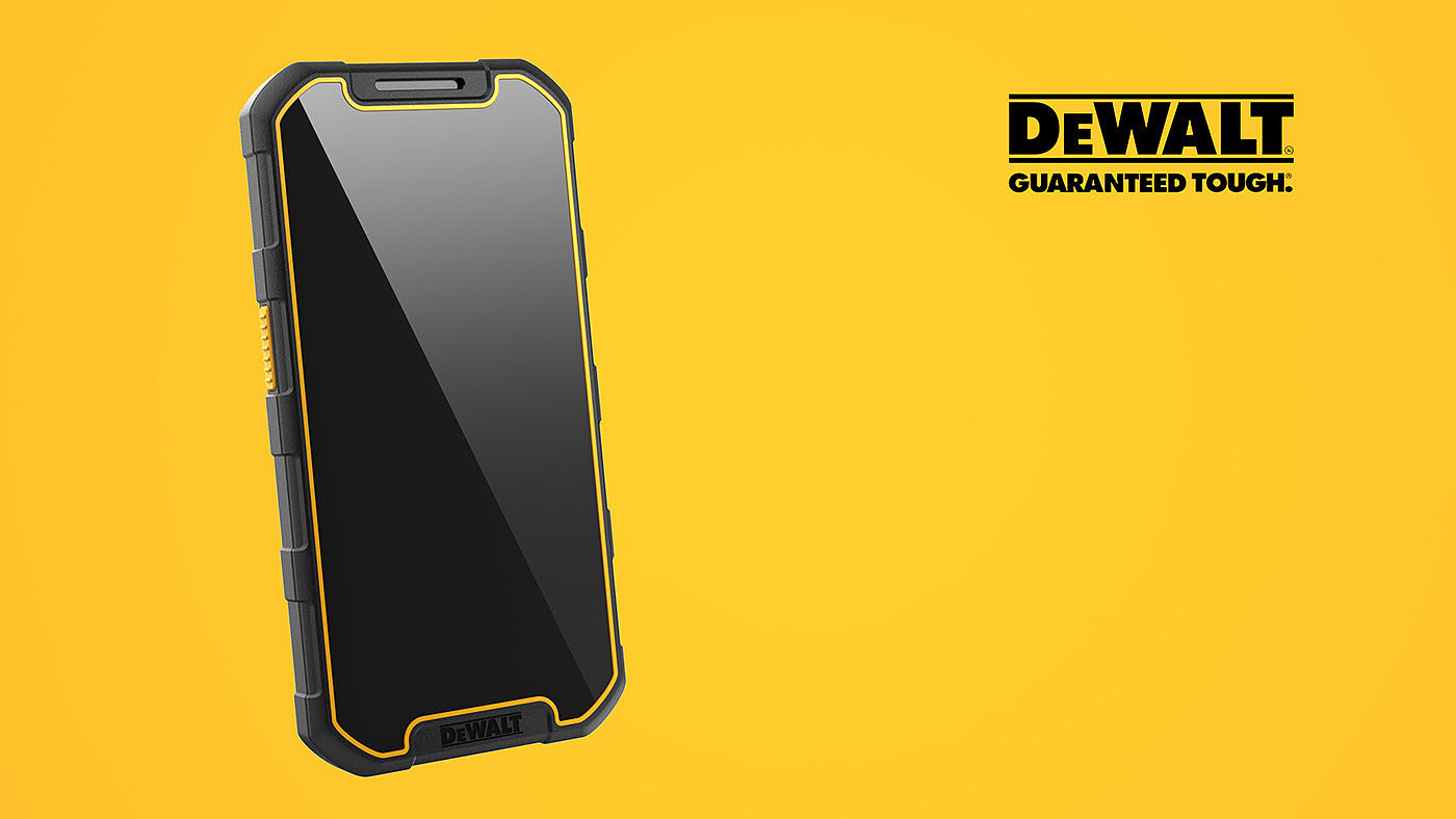 mobile phone，black，DEWALT Rugged，waterproof，Tylan Tschopp，