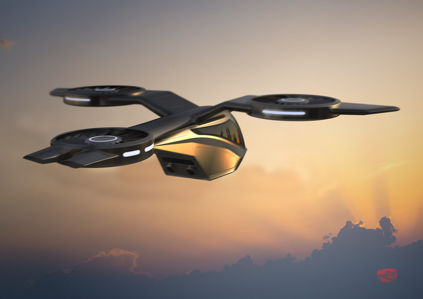 aircraft，Travel，concept，Aerocraft，Bi Sheh，science and technology，future，