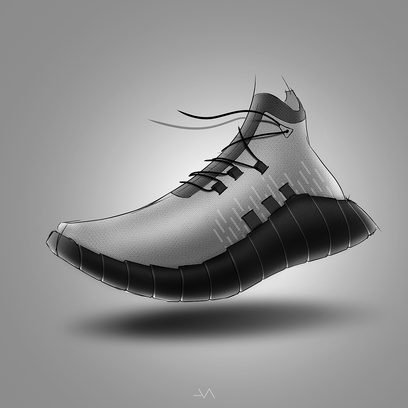 Hand drawn，