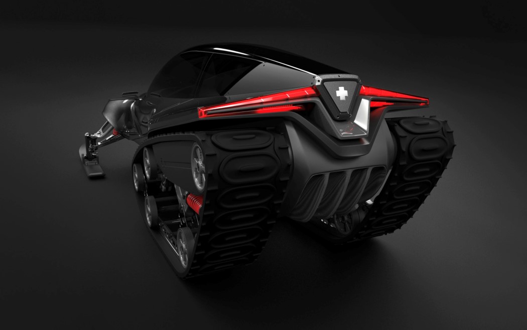 Snow Crawler 2.0，black，Snowmobile，