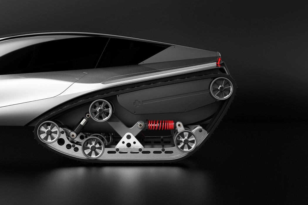 Snow Crawler 2.0，black，Snowmobile，