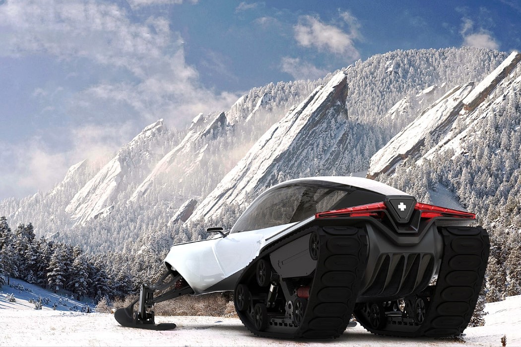 Snow Crawler 2.0，黑色，雪地车，