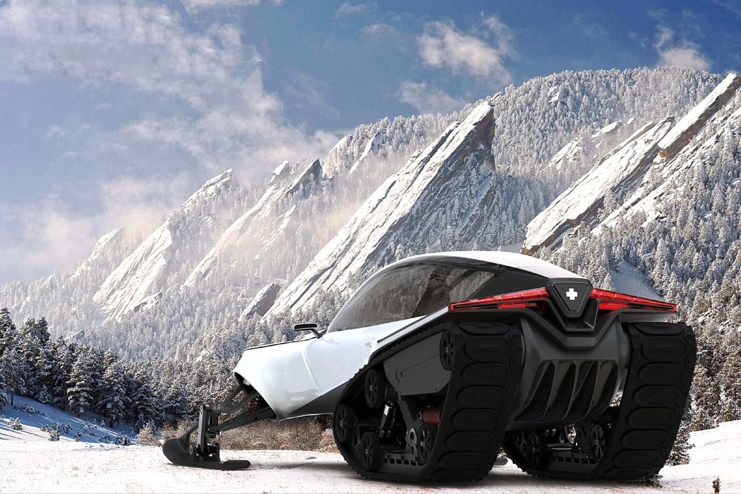 Snow Crawler 2.0，black，Snowmobile，