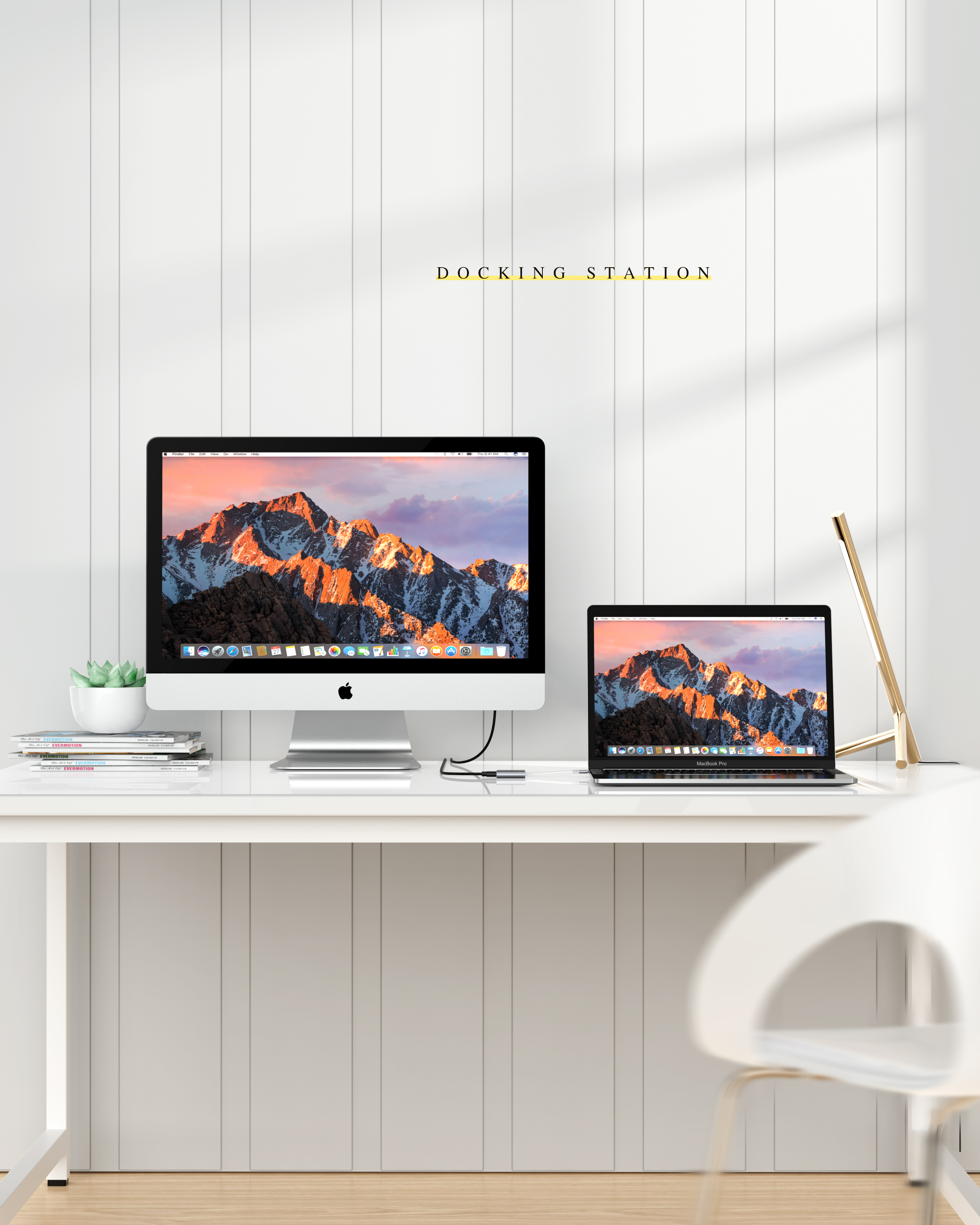 keyshot，Office Supplies，Docking station，