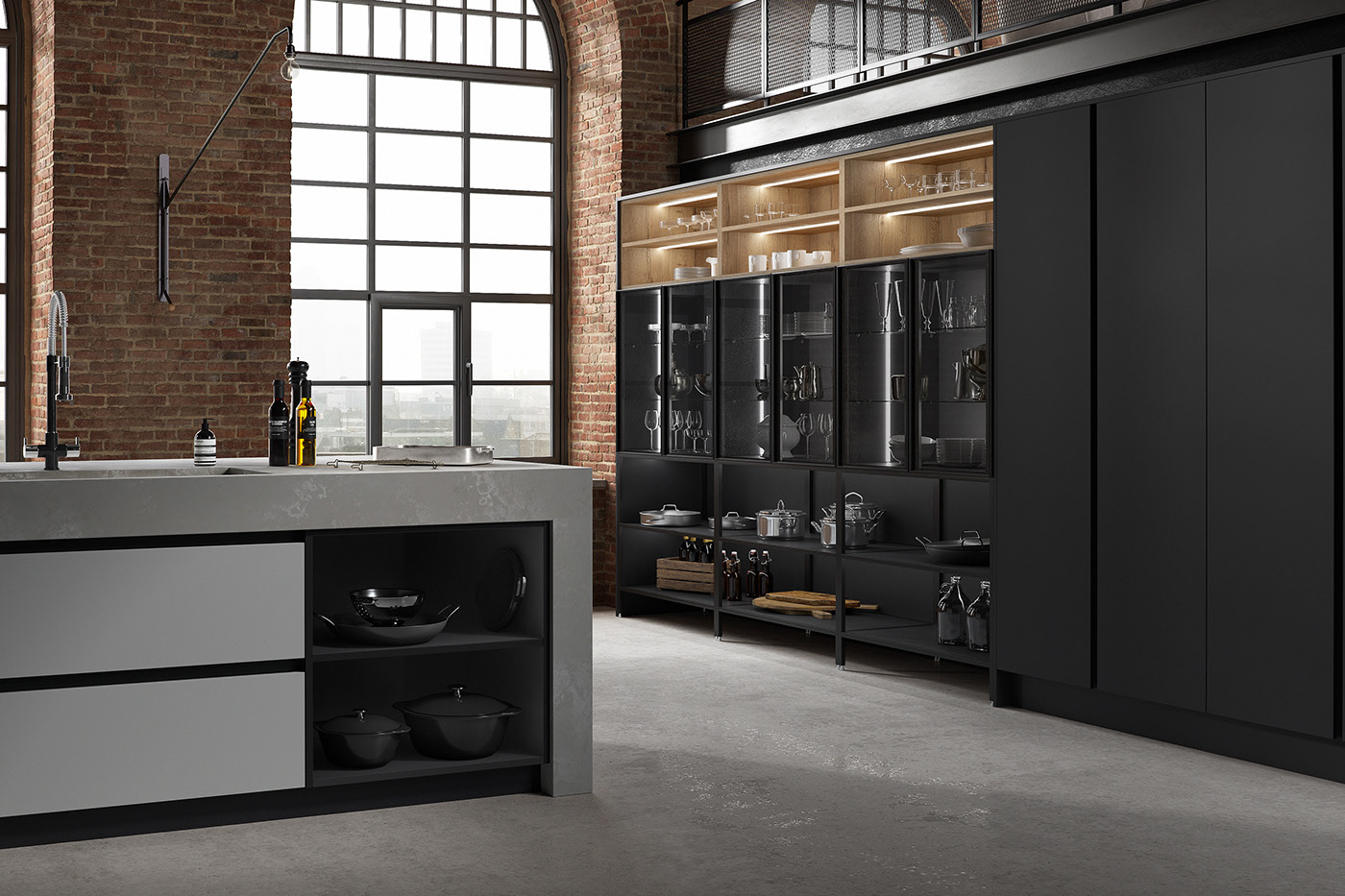 Pikcells Ltd，Interior decoration，renovation，cgi，Urban Kitchen，kitchen，3dsmax，Render，