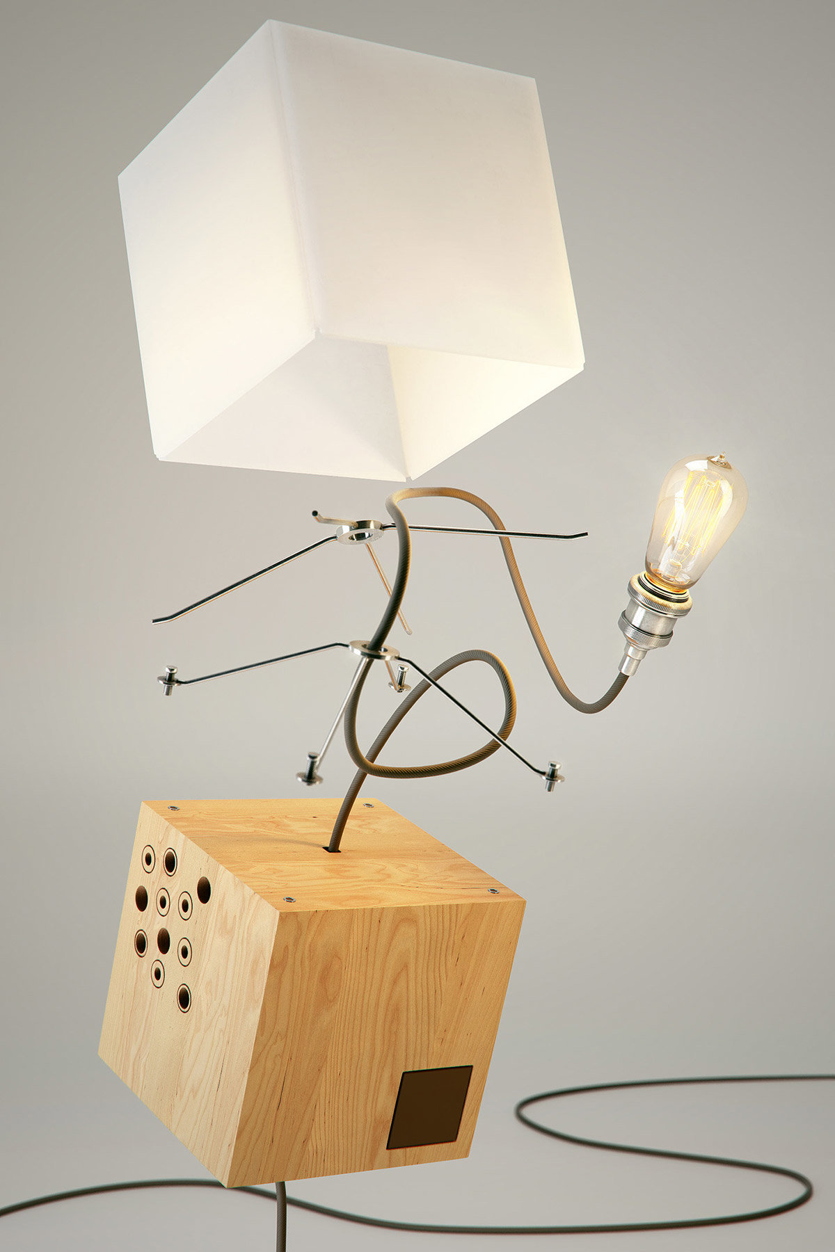Lighting，geometry，concise，product design，