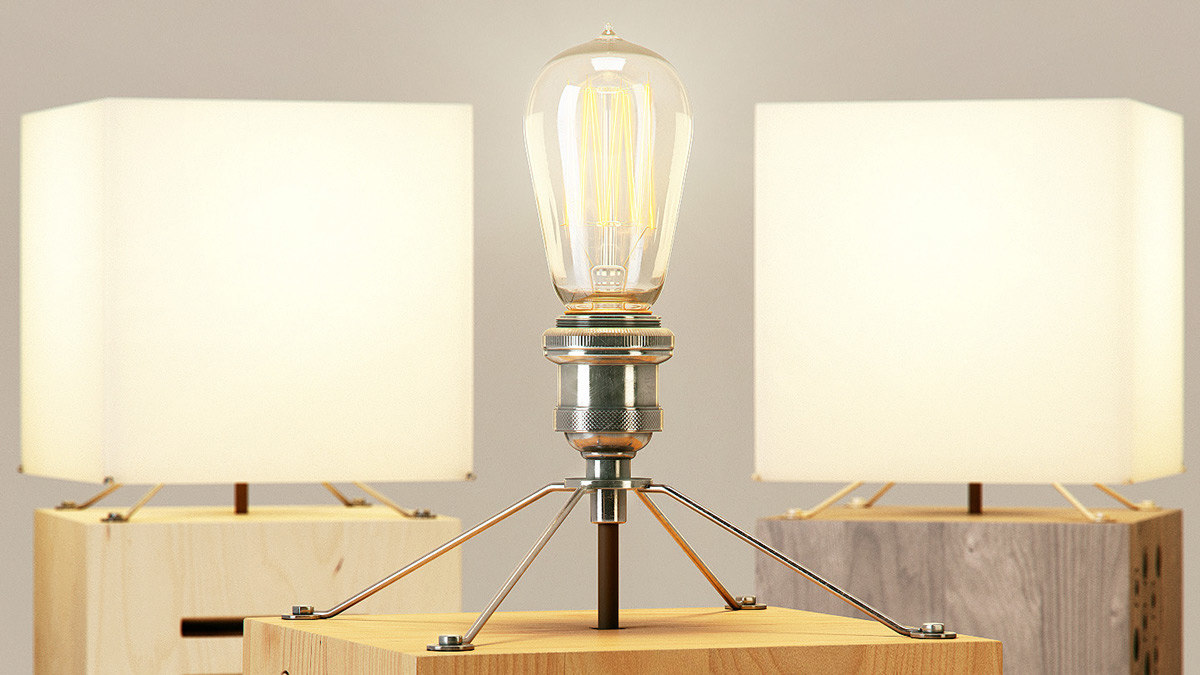 Lighting，geometry，concise，product design，